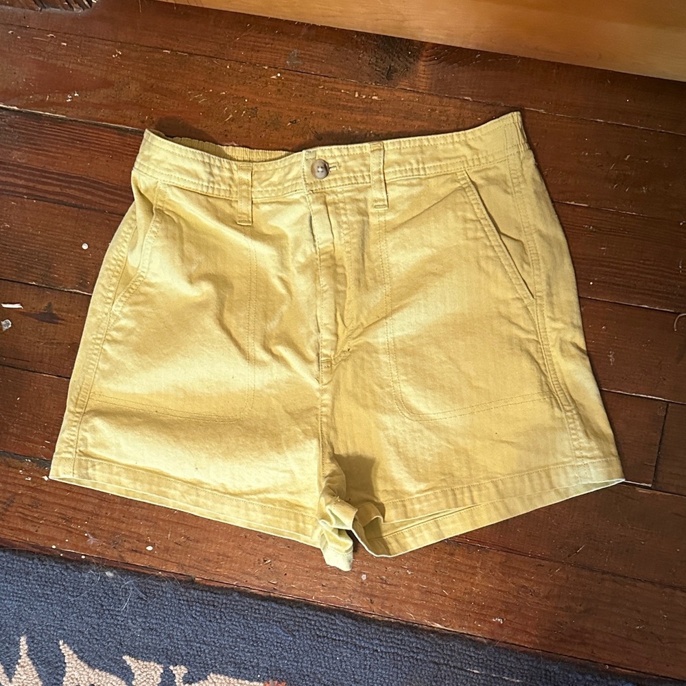Madewell Women's Yellow Shorts